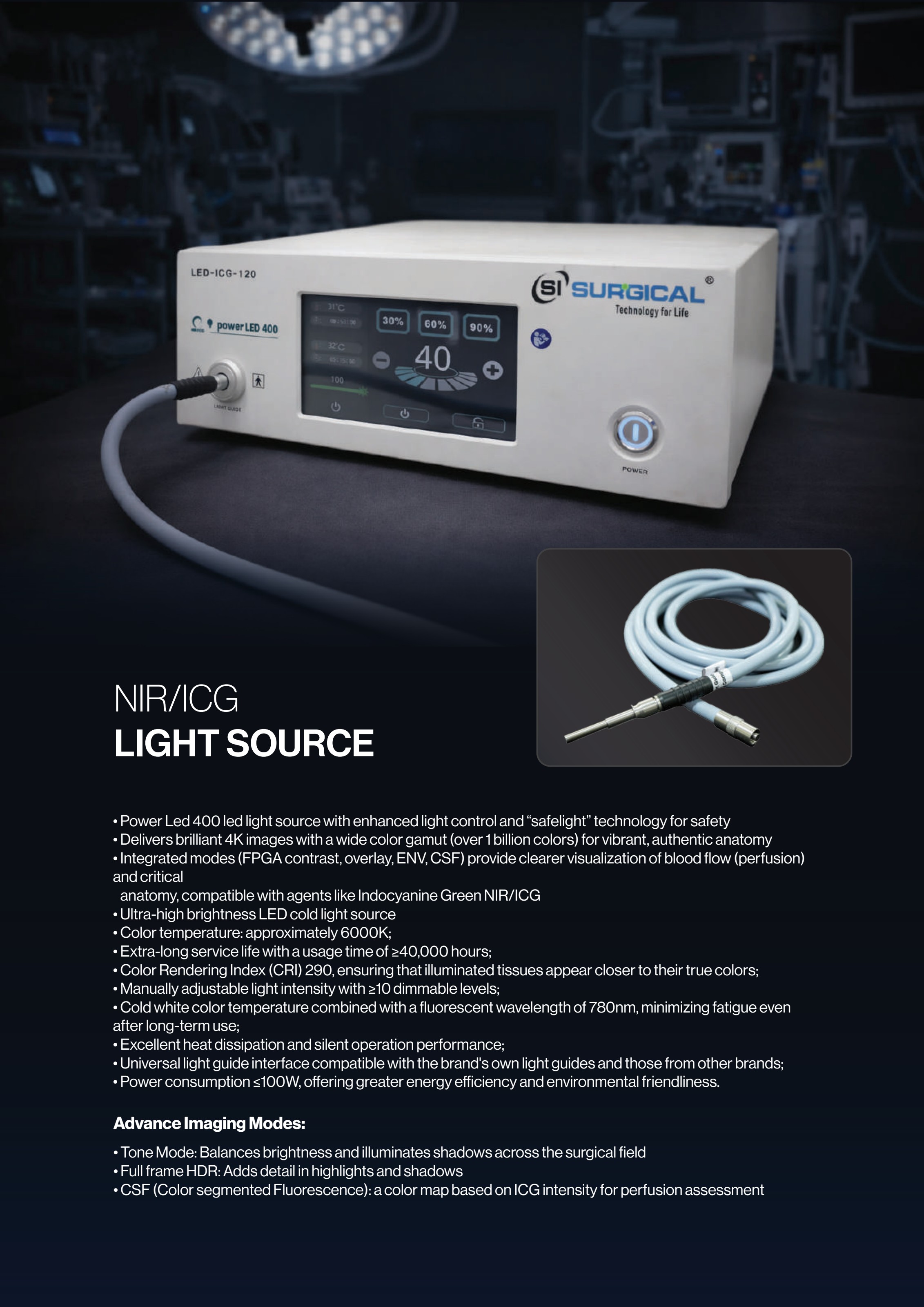NIR / ICG Light Source